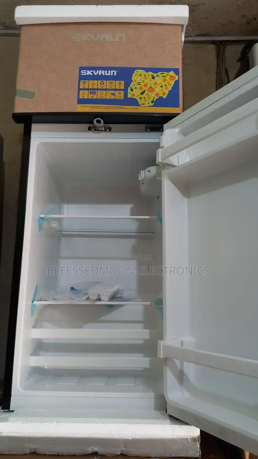 Skyrun Inverter Standing Fridge Double Doors Fashion Series
