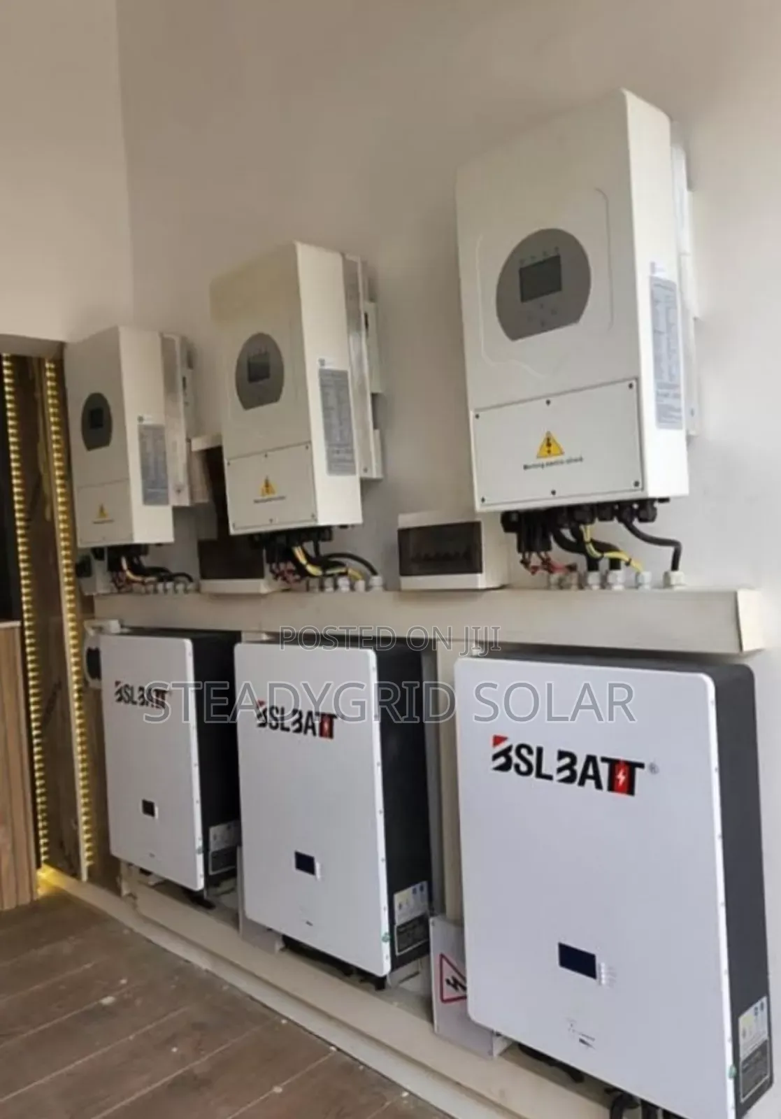 30kva DEYE Inverter Set BSL 30kwh Lithium Ion Batteries 