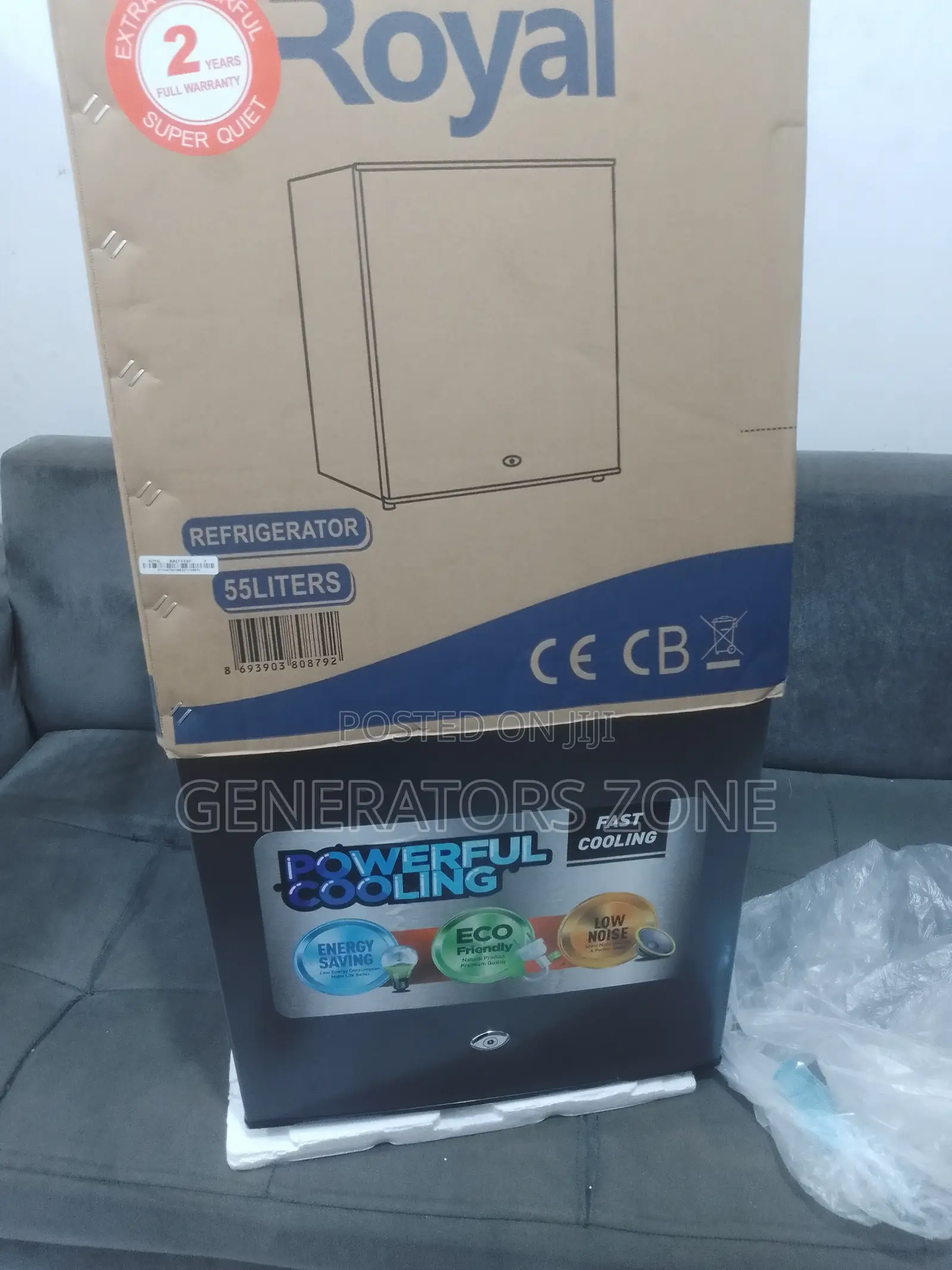Low Noise 45L Royal Bedside Refrigerator Rref55bf
