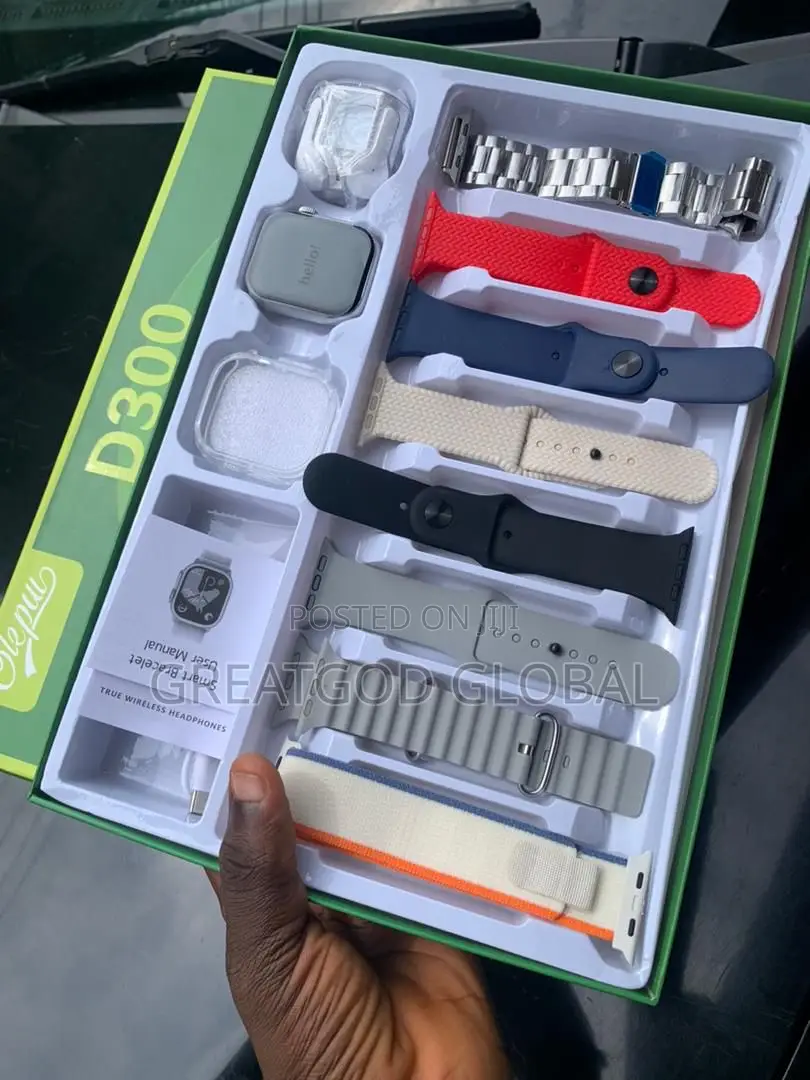D300 Smartwatch and Airpod Set