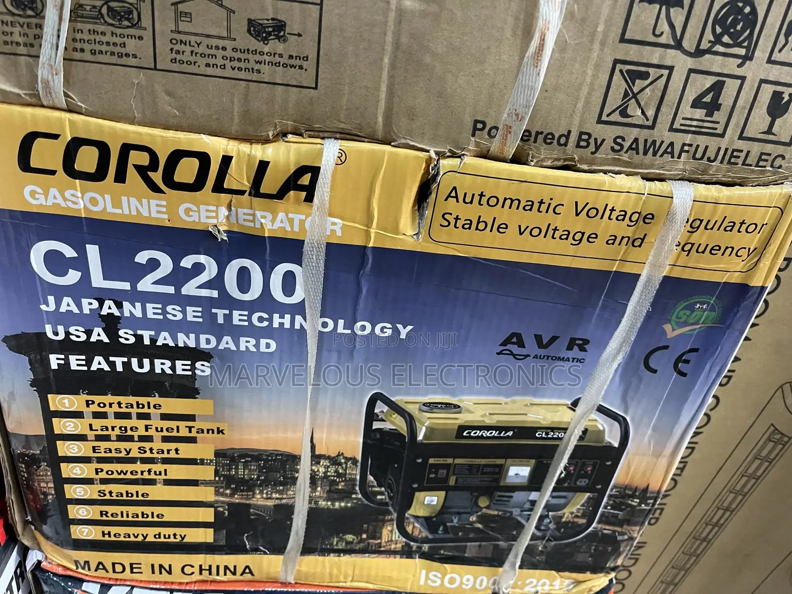 Brand New Corolla Generator Full Copper Coil Low Fuel Use