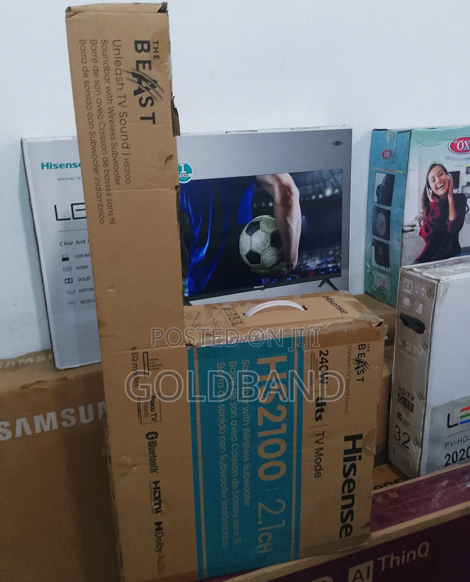 240W Hs2100 Hisense Sound Bar System