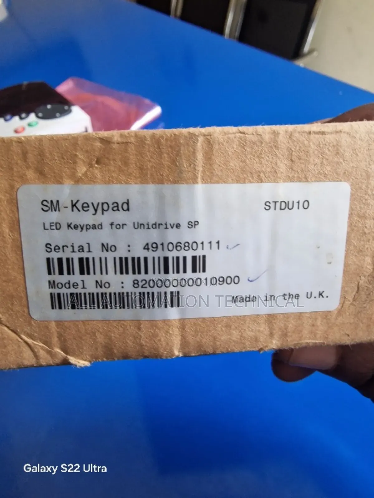 SM-KEYPAD Led Keypad for Unidrive SP, 82000000010900, STDS31