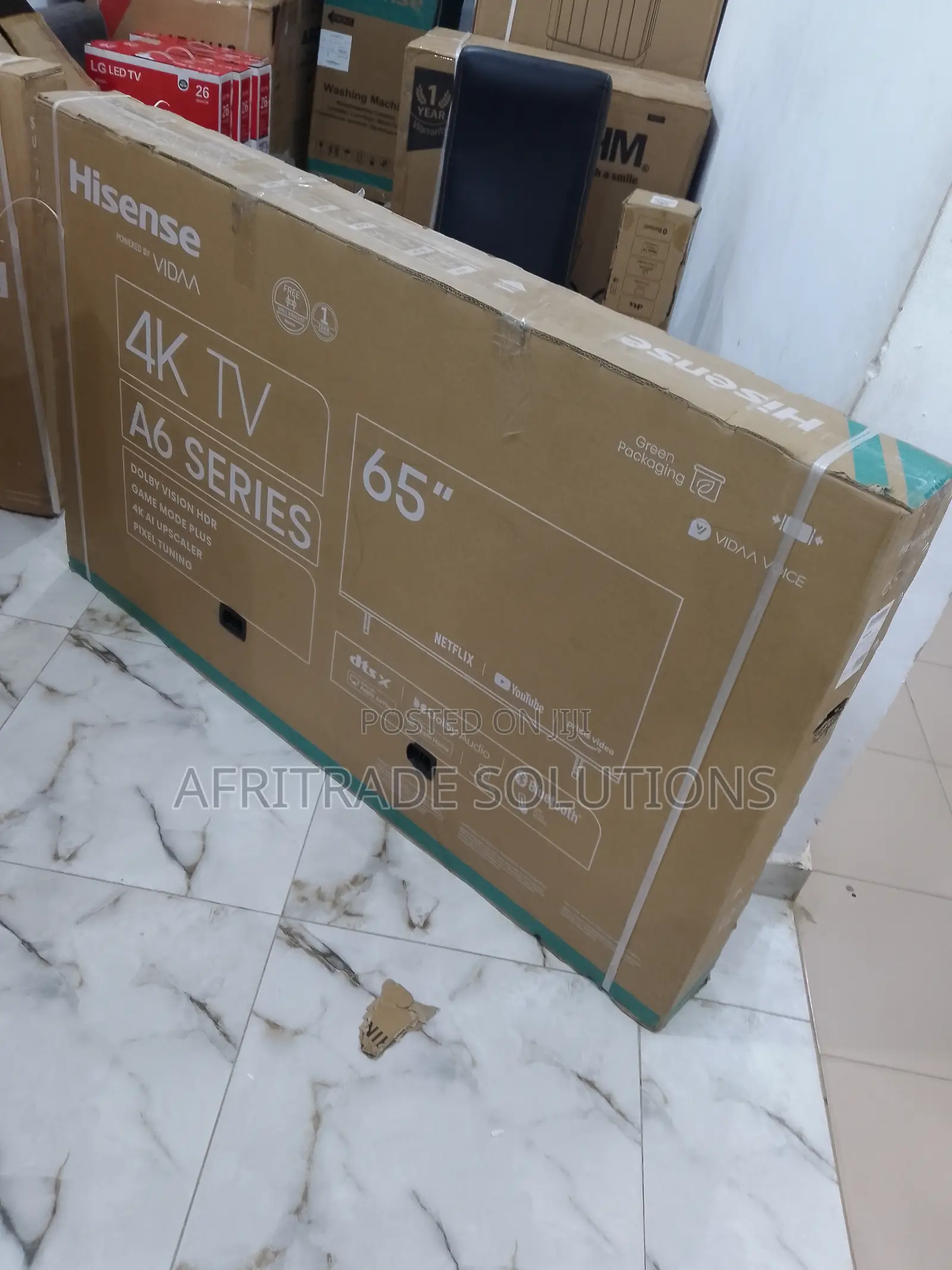Brand New Hisense 65" Uhd Smart TV