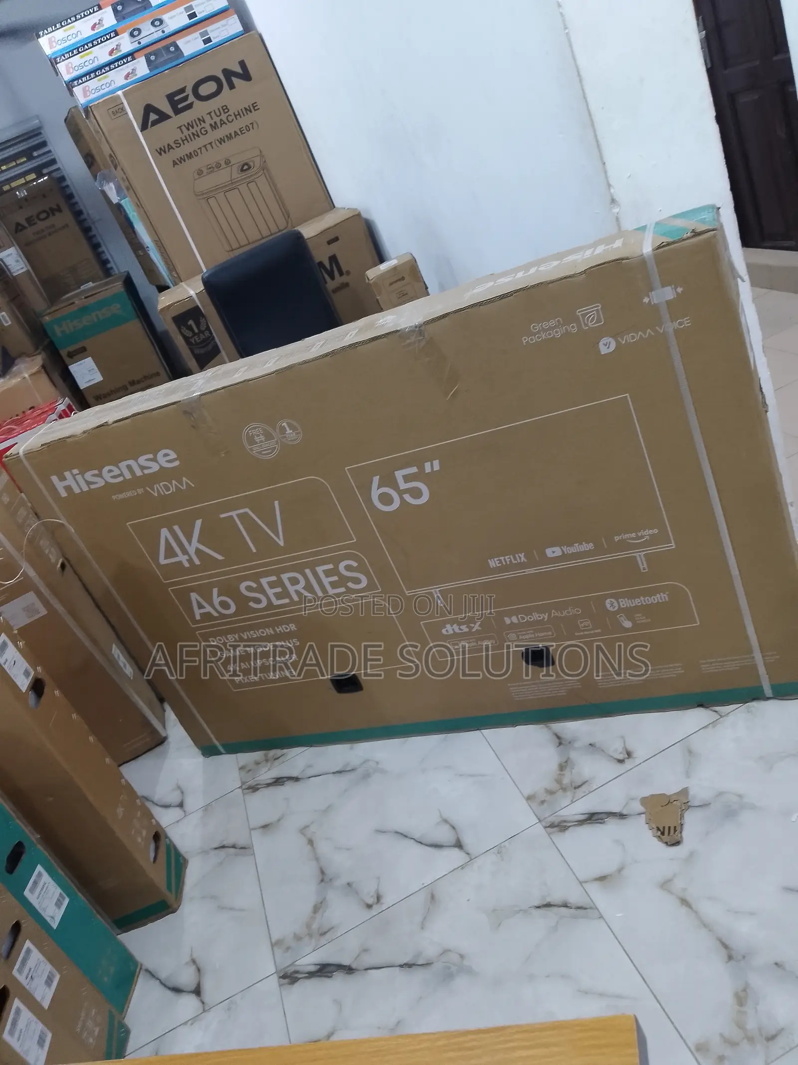 Brand New Hisense 65" Uhd Smart TV
