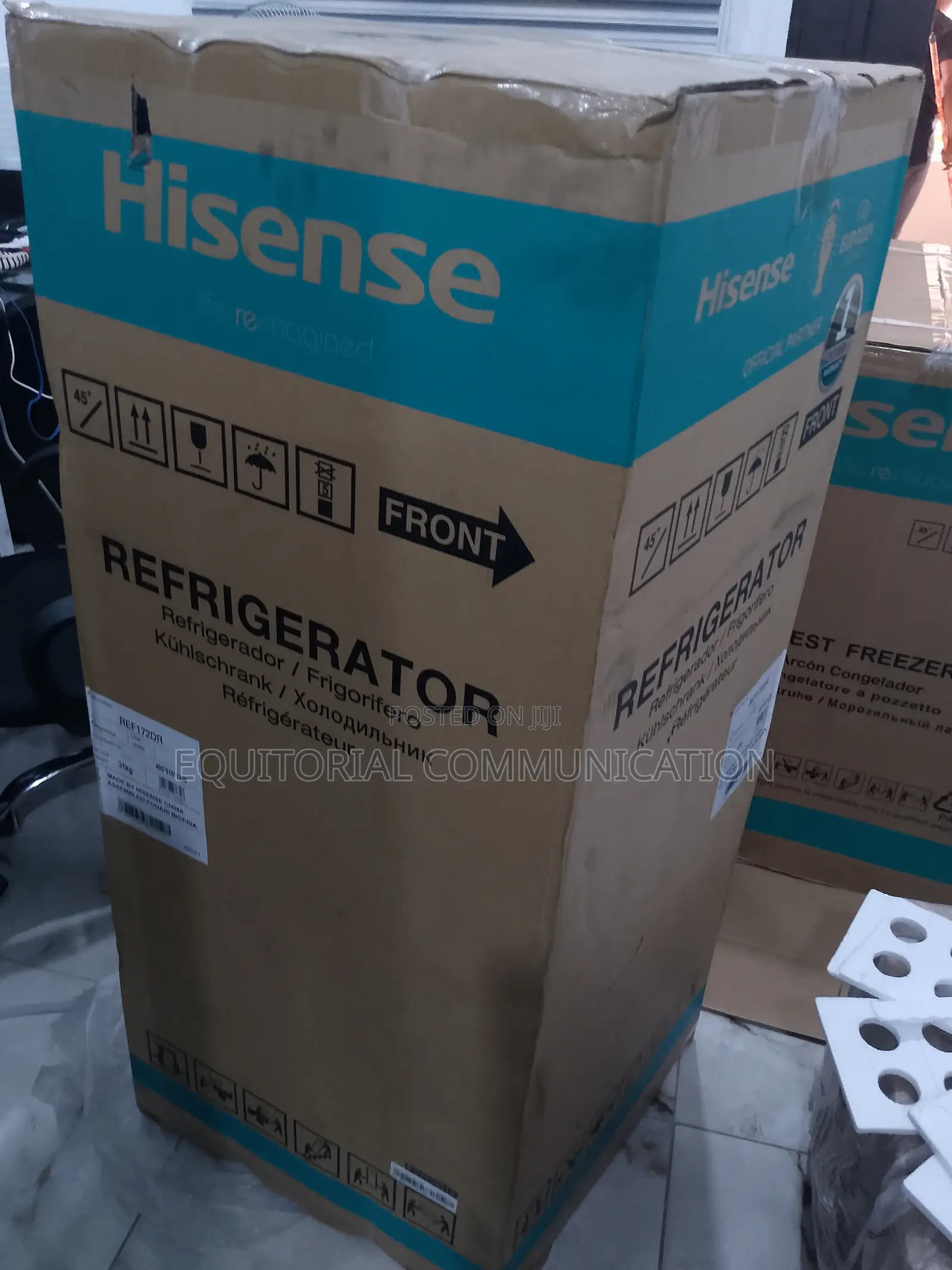 Fast Freezing Hisense 124l Double Door Ref