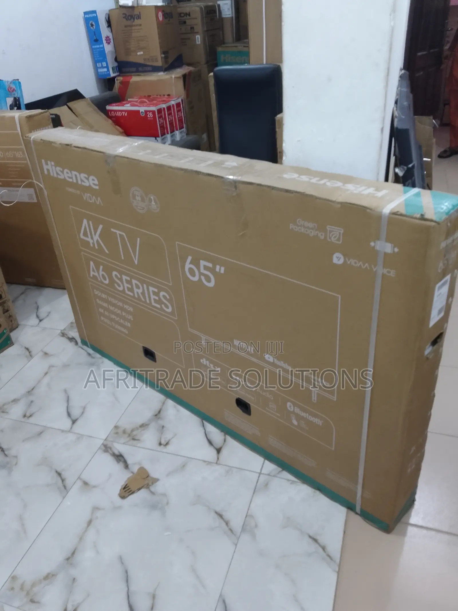 New Hisense 65" Uhd Smart TV