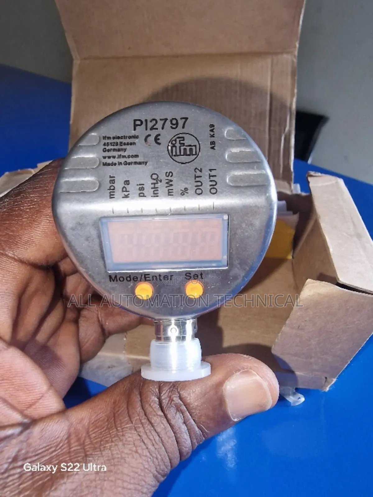 Ifm Presure Sensor P12797