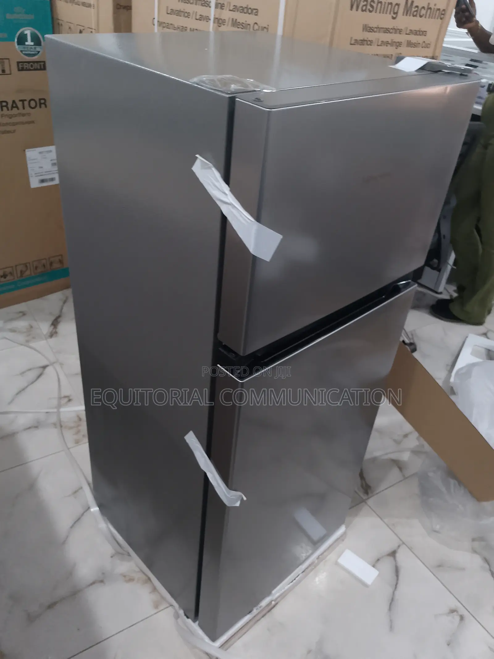 Standard Double Door Hisense 124litres Refrigerator