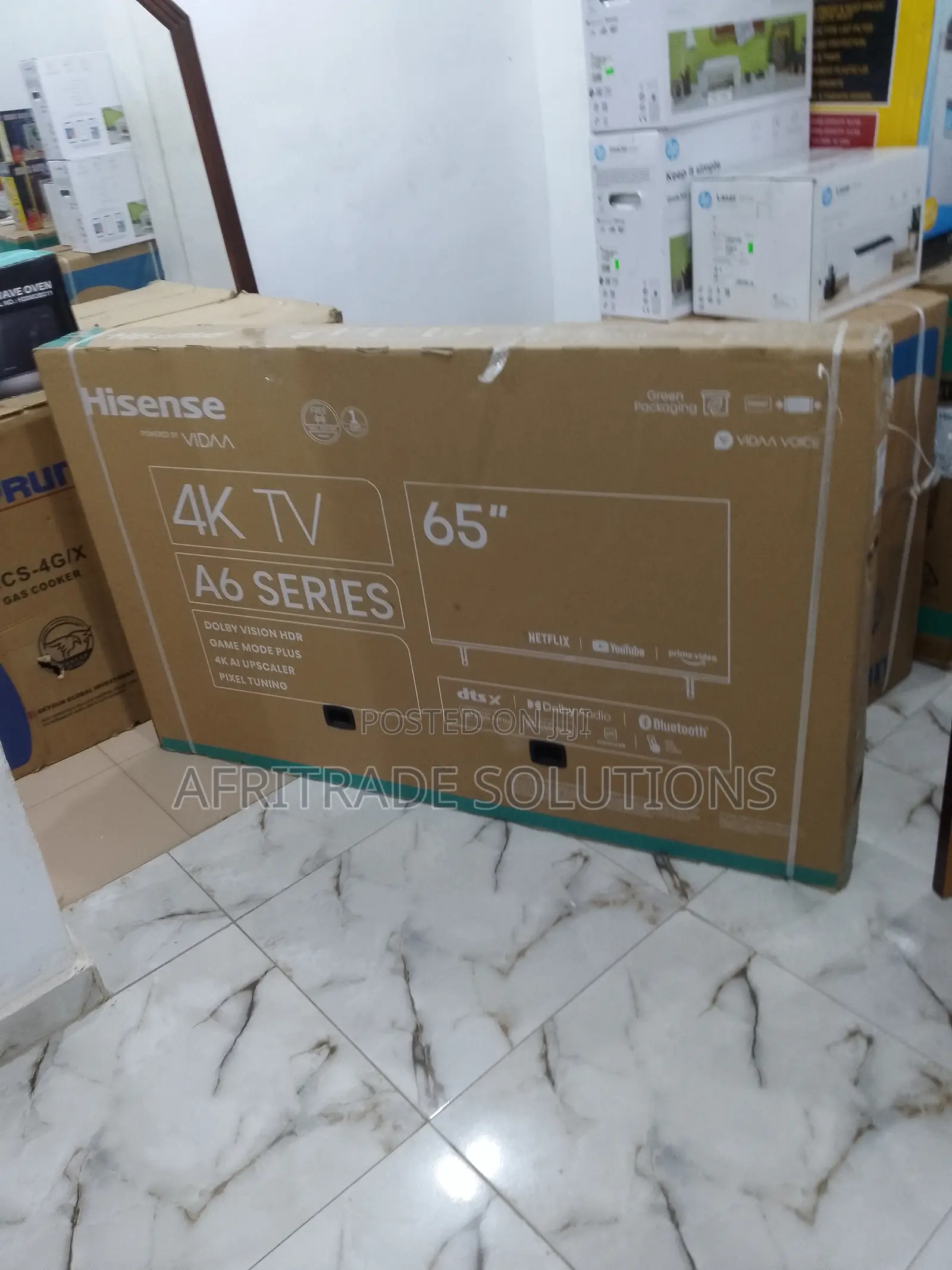 Hisense 65" Uhd Smart TV With Clean Image