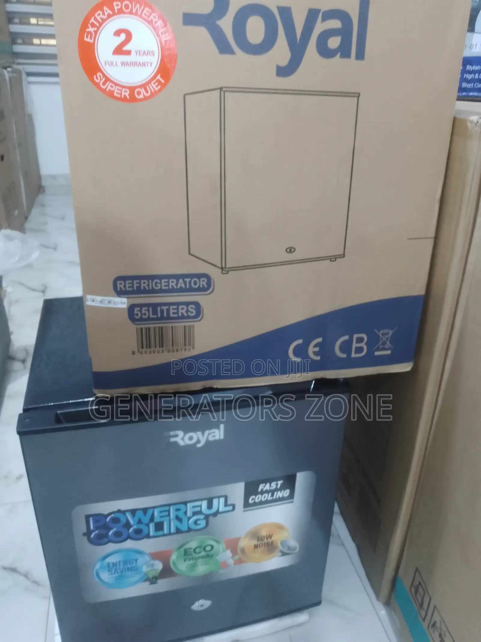 New In Royal 45L Bedside Refrigerator Rref55bf