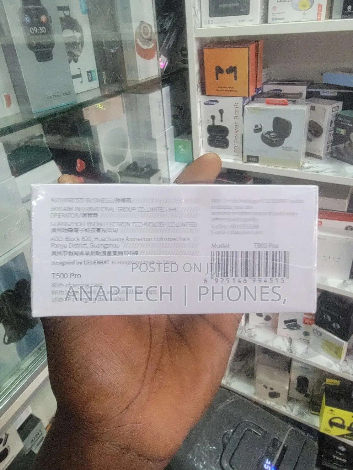 Airpod White Color T500 Pro Celebrat TWS Headset