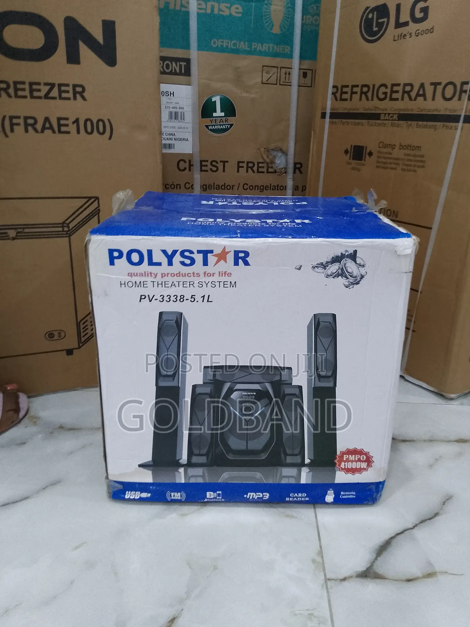 Affordable Poly Star Home Theater System (Pv-3338-5.1l)