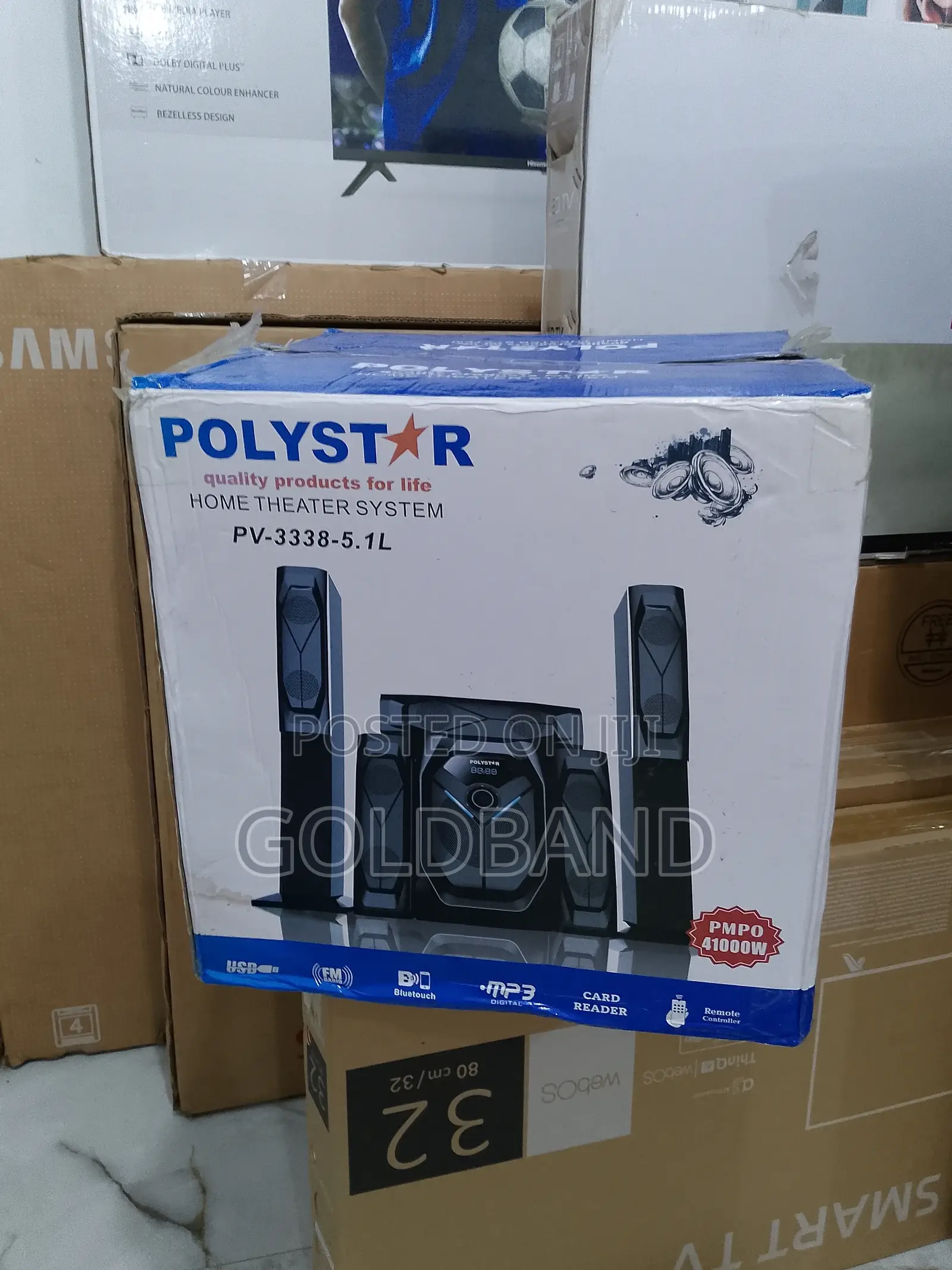 Affordable Poly Star Home Theater System (Pv-3338-5.1l)