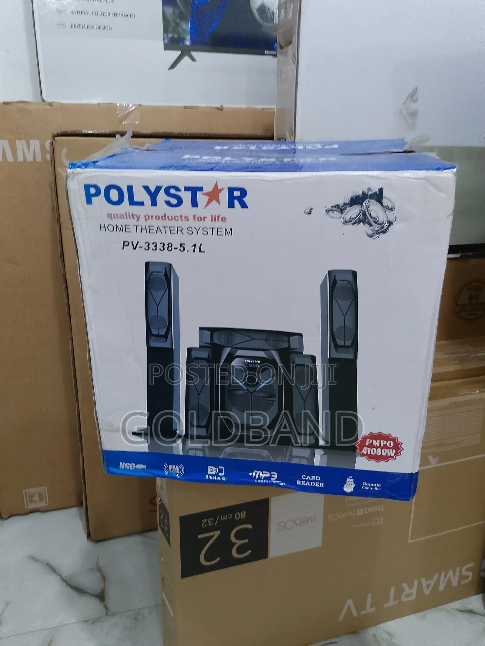 New Affordable Poly Star Sound Bar (41000W Pv-3338-5.1l)