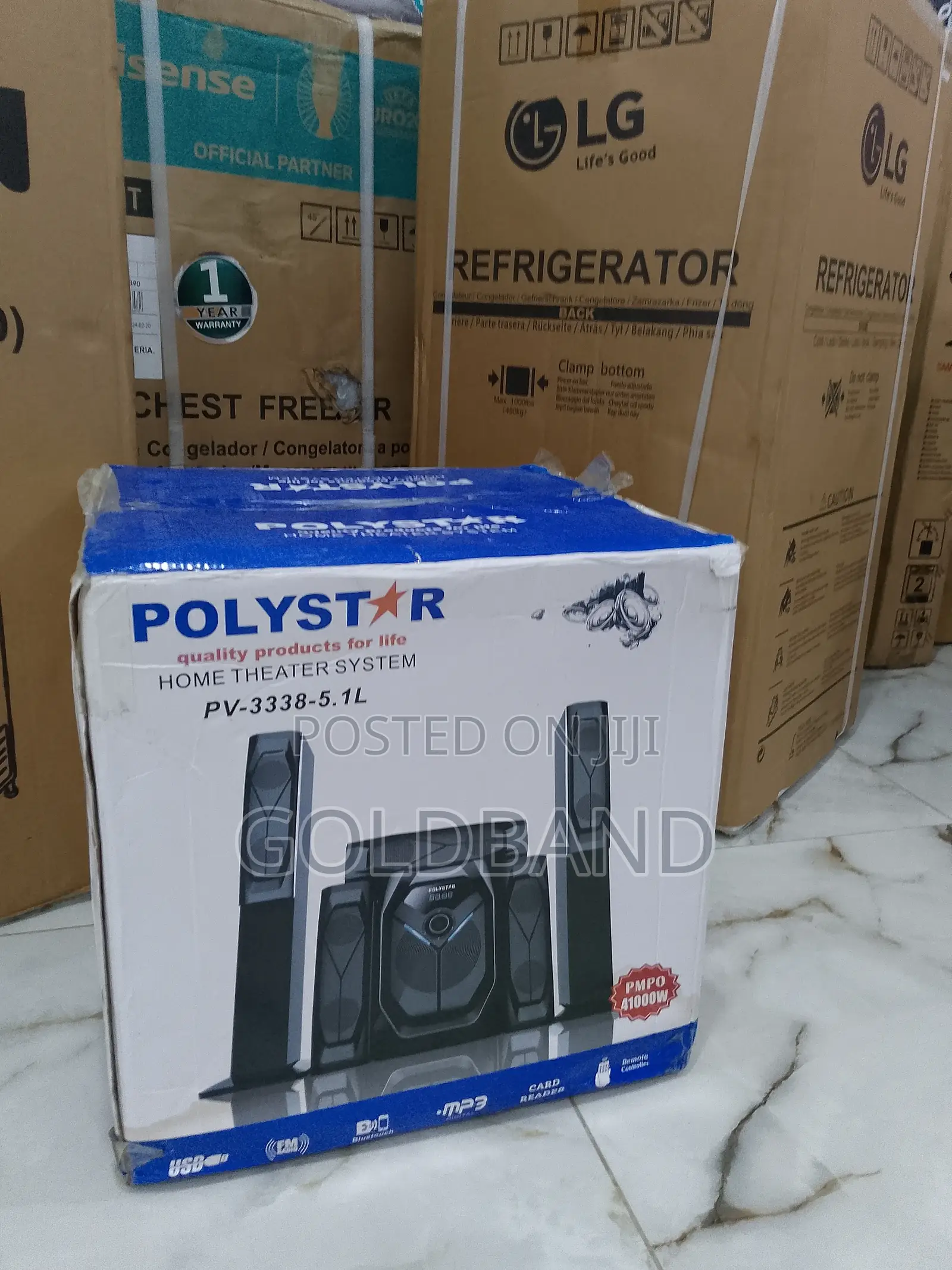 New in Polystar Pv-3338-5.1l Home Theater System