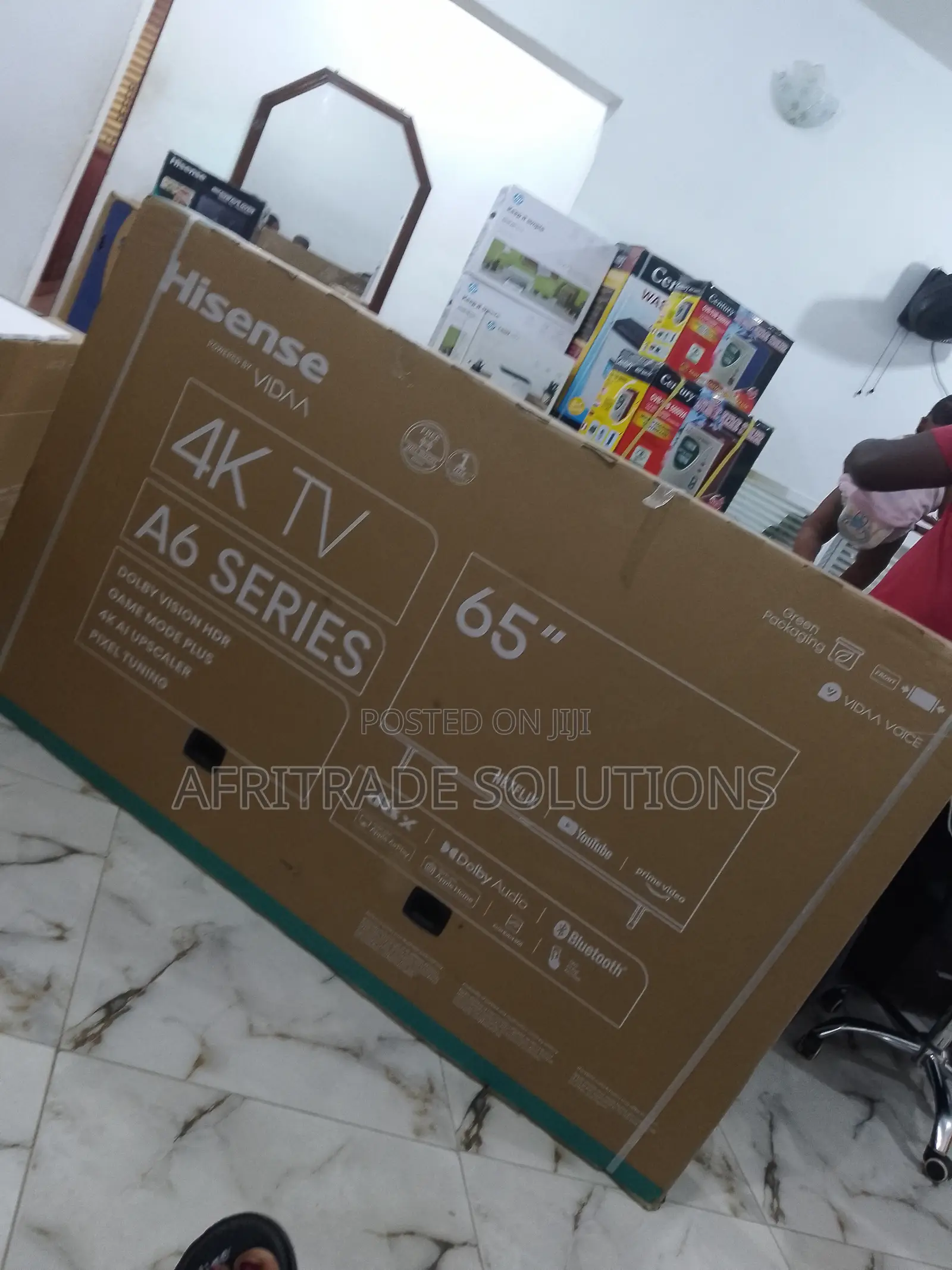 65 Inches Hisense A6series Smart Led TV