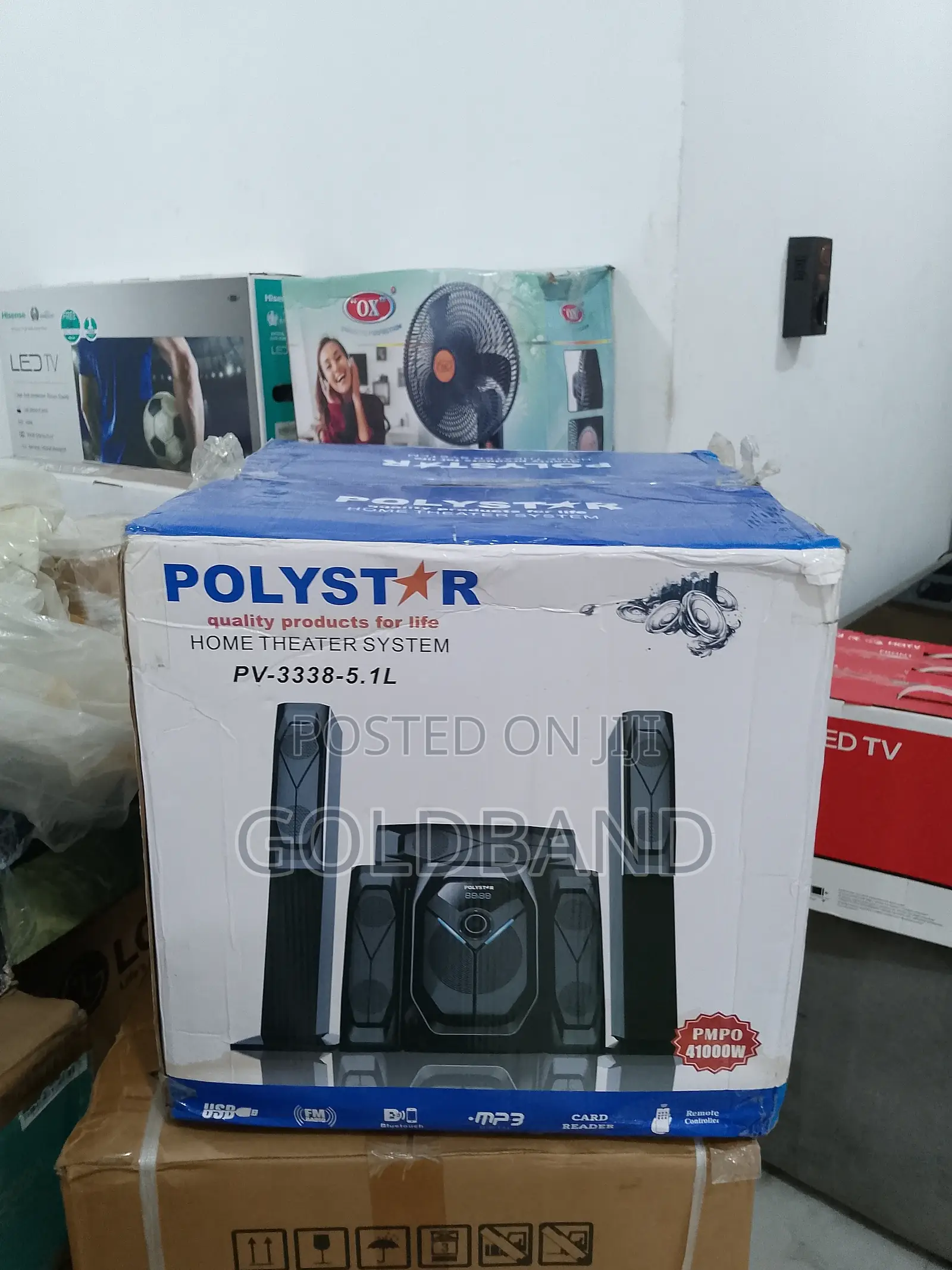 Loud Poly Star Pv-3338-5.1l 41000 Sound Bar