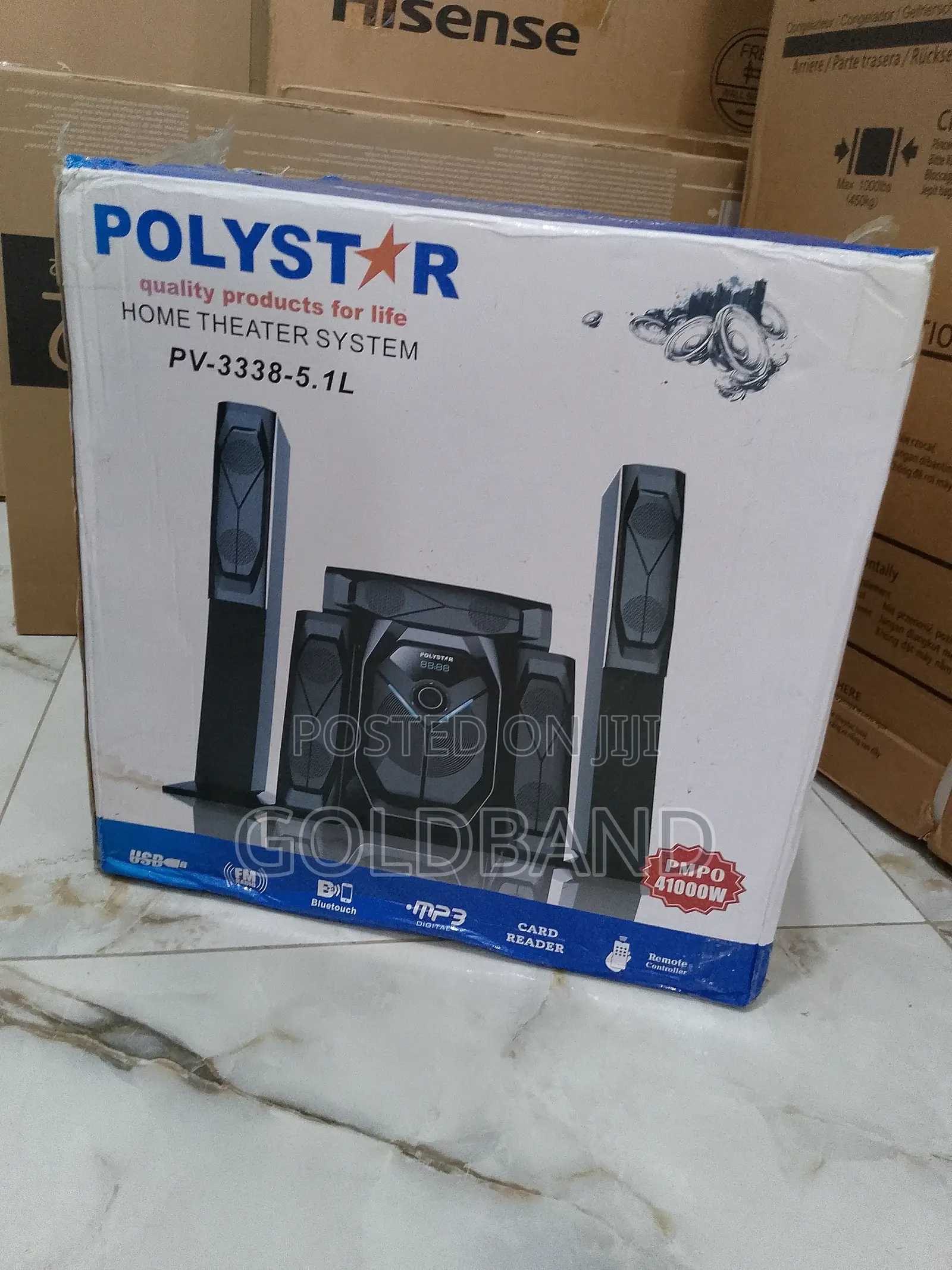 Very Loud Pv-3338-5.1l Polystar Sound Bar System