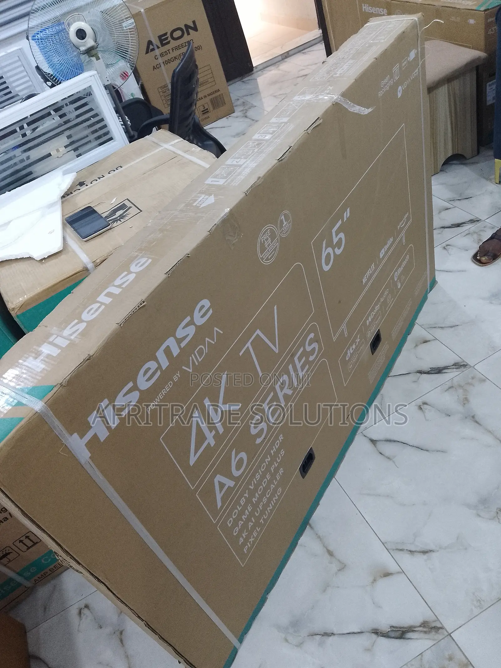 New Hisense Smart Tv 65" A6series
