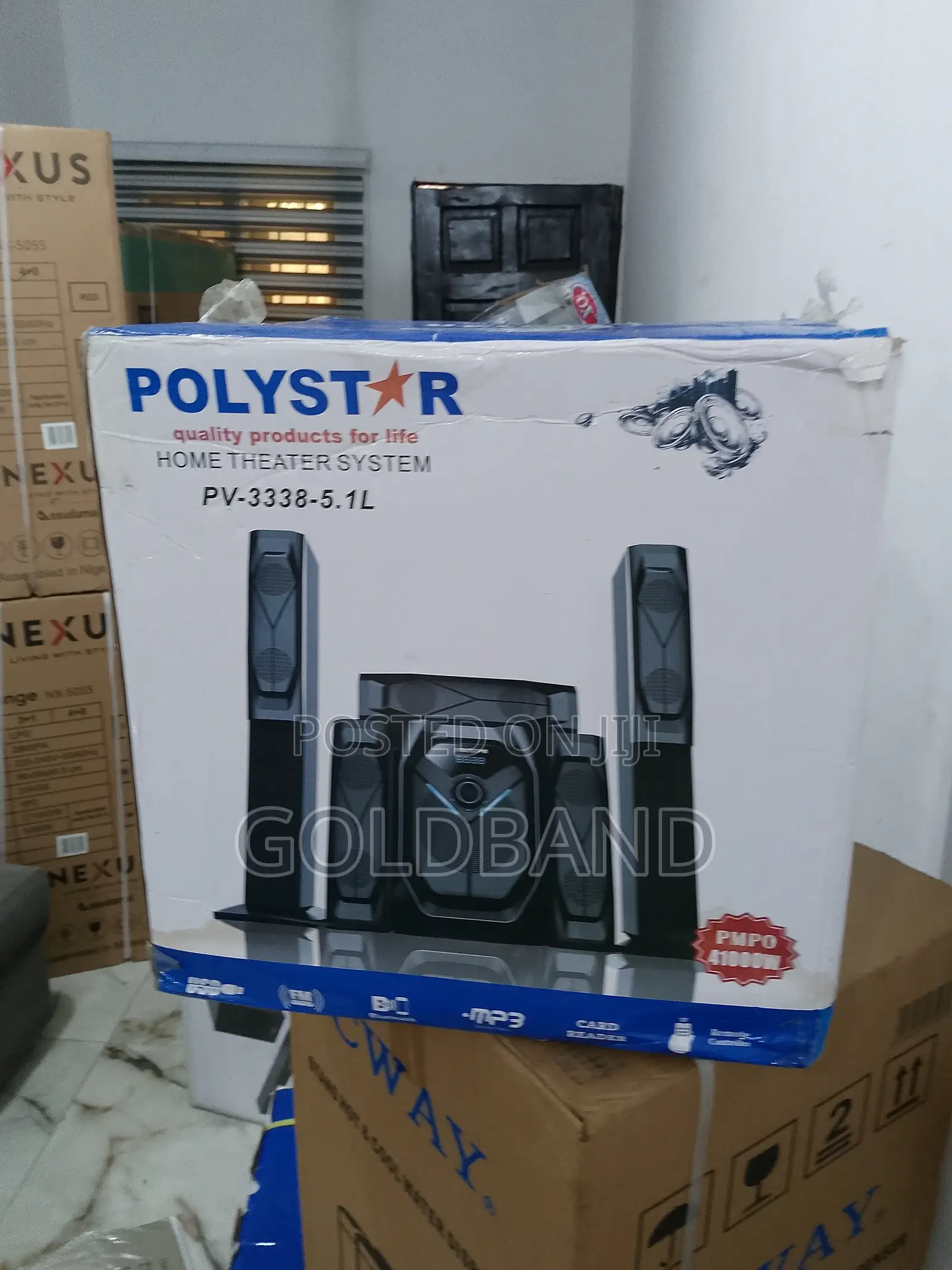 Original Pv-3338-5.1l Polystar Sound Bar System