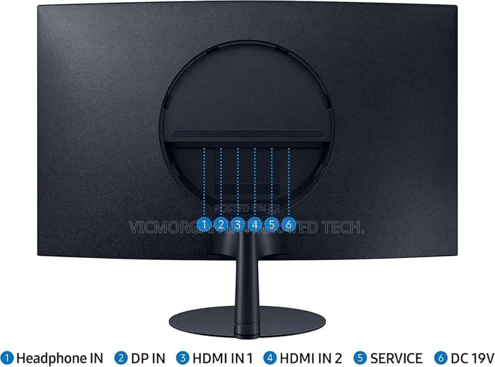 Samsung 27 Inch 1000R Curved 75hz Bezeless Monitor