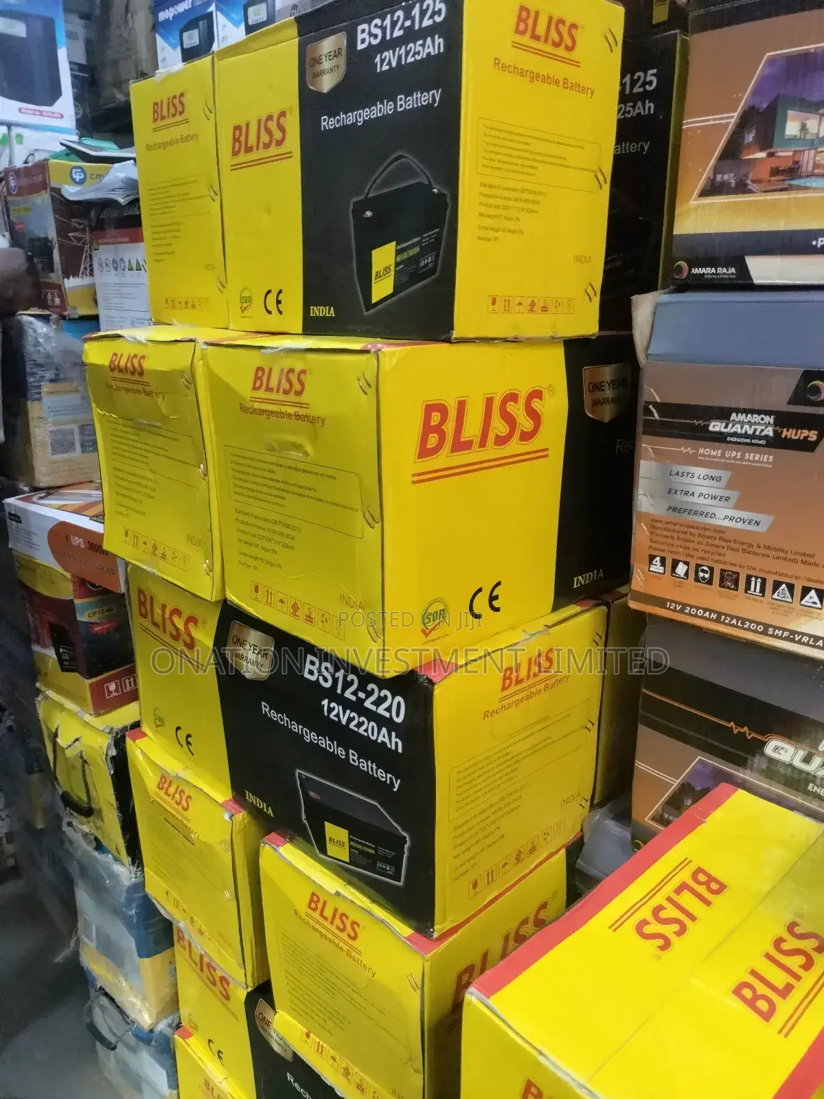 125ah 12v Bliss Dry Cell Batteries