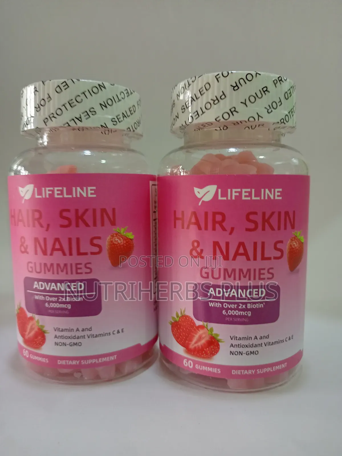 Lifeline Hair, Skin and Nails Gummie:For Healthy Body Living