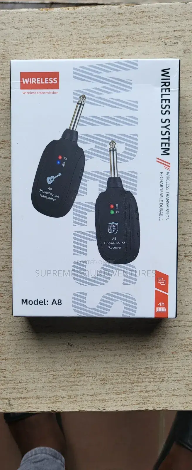 A8 Wireless Transmission for Your Guitar