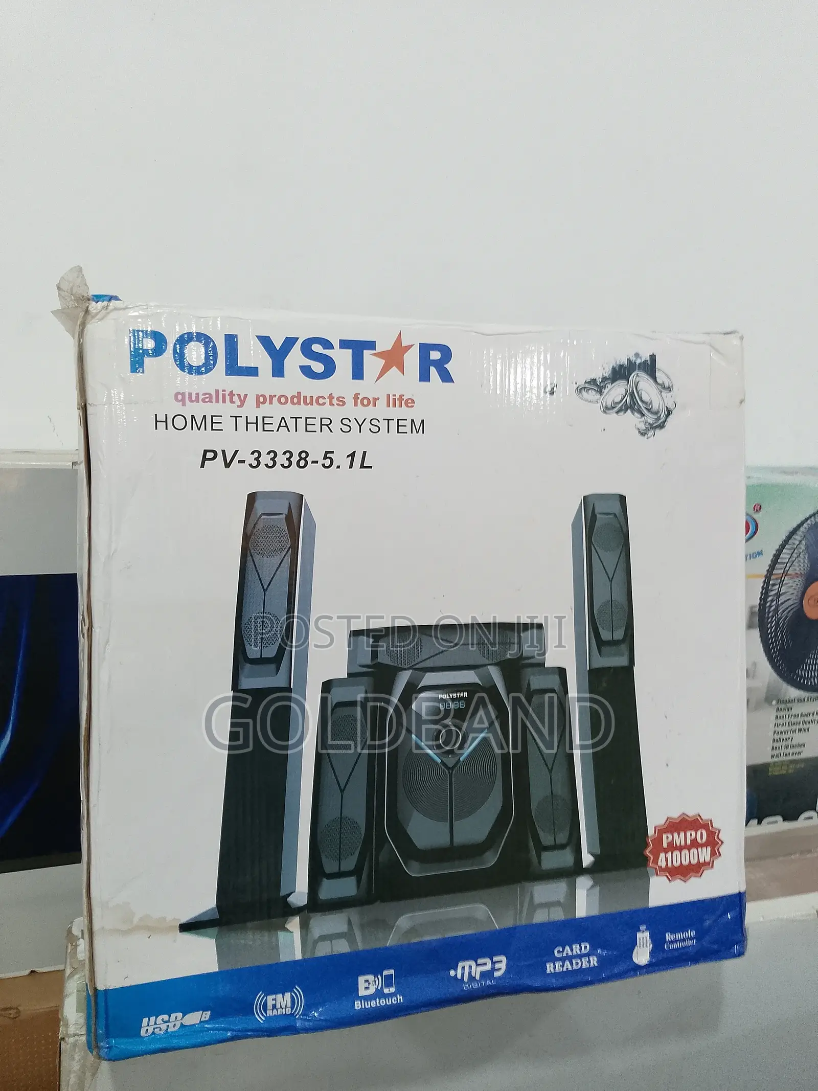 Very Strong Polystar Home Theater System "Pv-3338-5.1l"