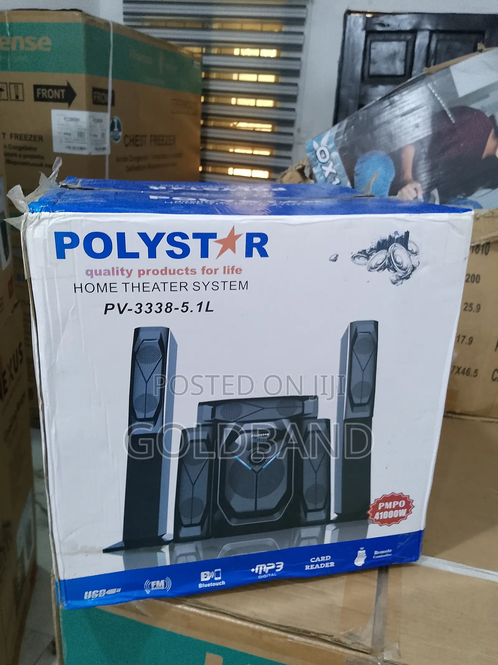The Quality Grade Pv-3338-5.1l Poly Star Sound Bar System