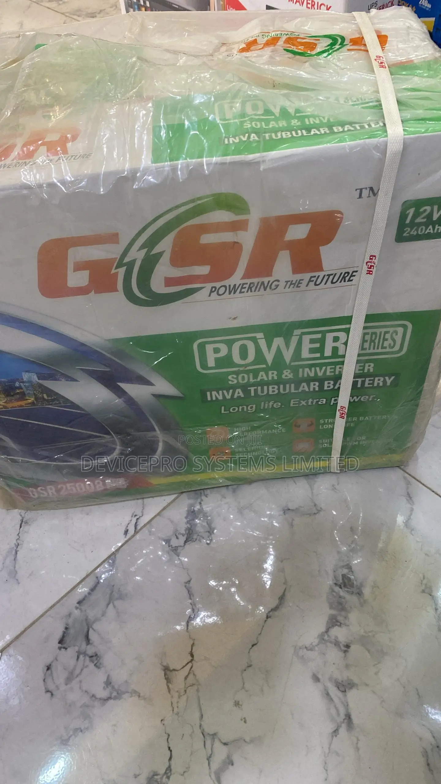 GSR 240ah Inva Tubular Battery