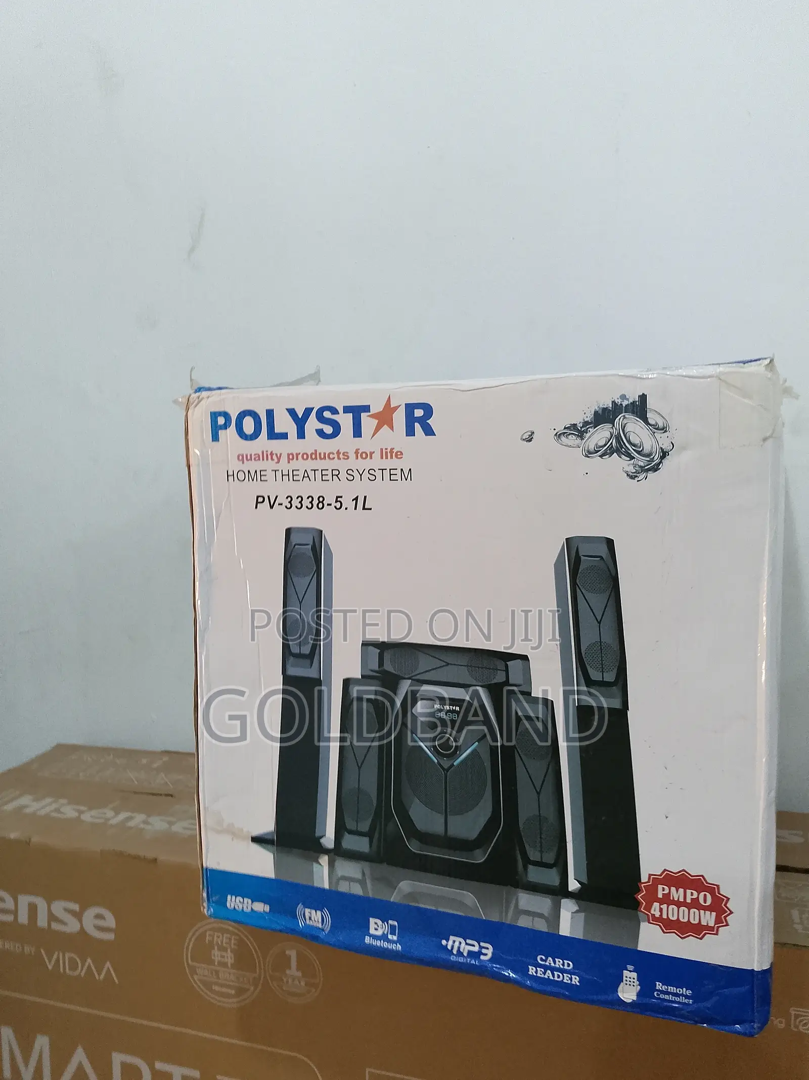 High Tech Polystar Pv-3338-5.1l Sound Bar System