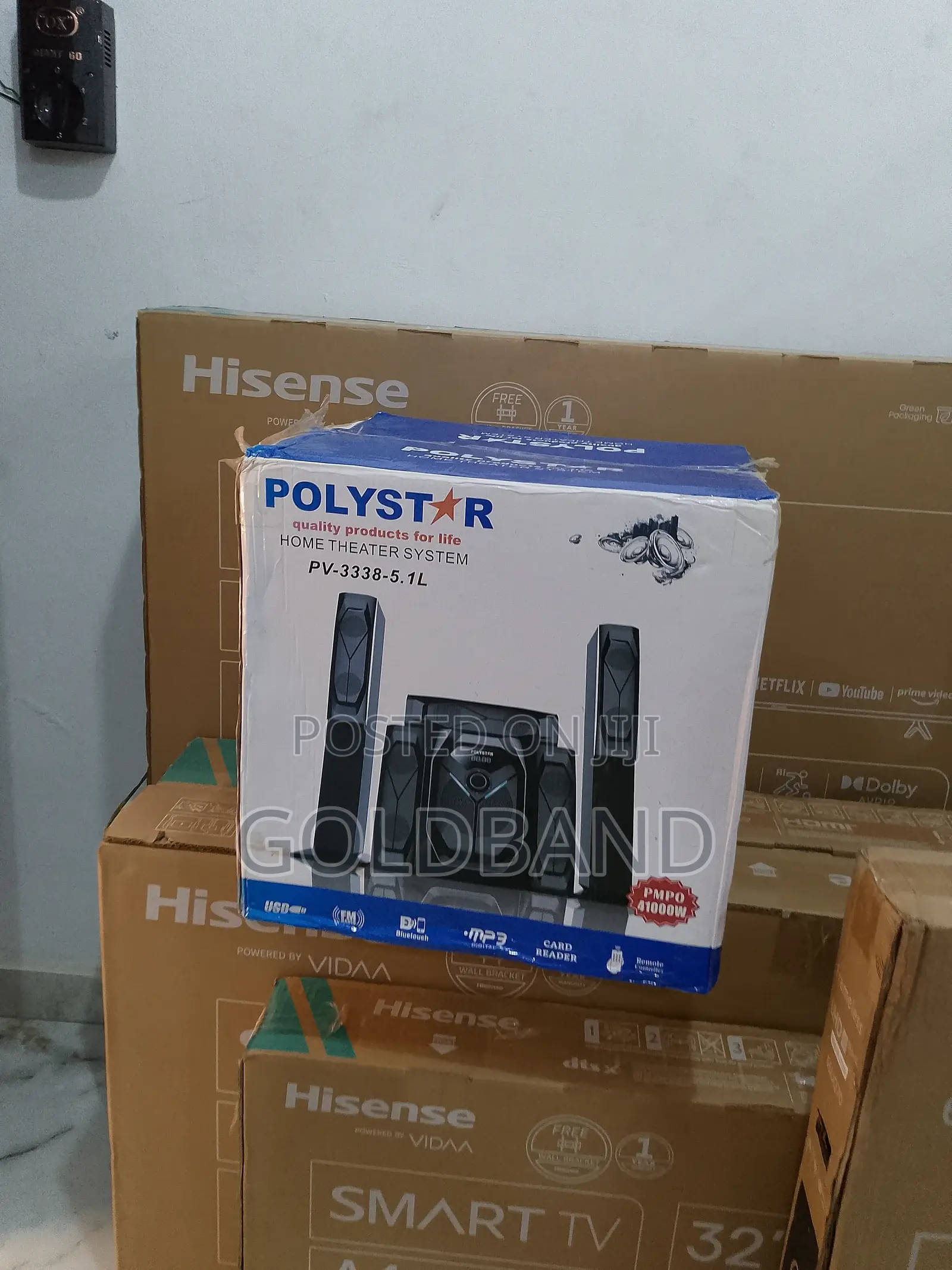 Most Durable and Loud Polystar Pv-3338-5.1l Sound Bar System