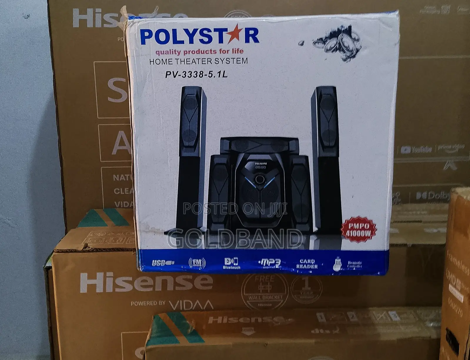 An Amazing Sound Bar System "Poly Star Pv-3338-5.1l"