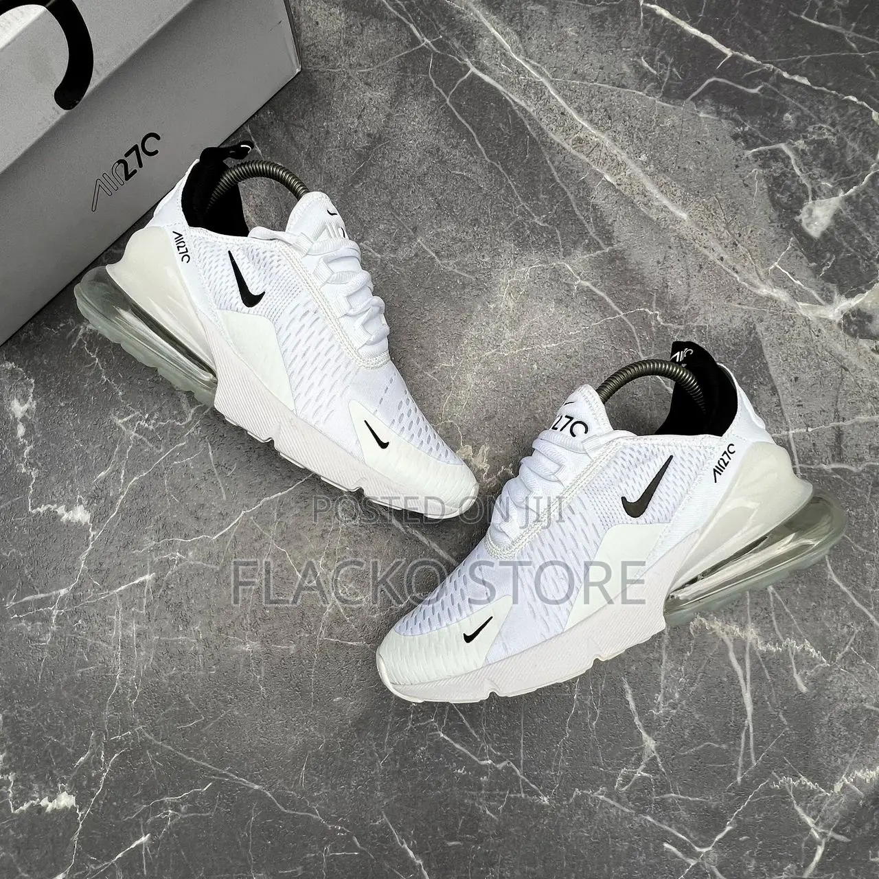 Original Nike Air Max 270 React White Sneakers