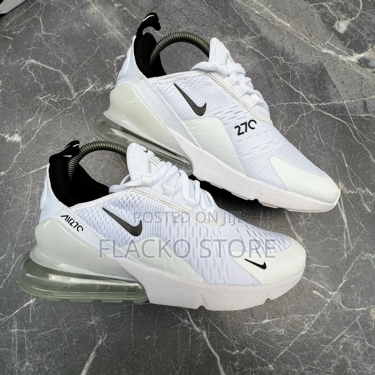 Original Nike Air Max 270 React White Sneakers