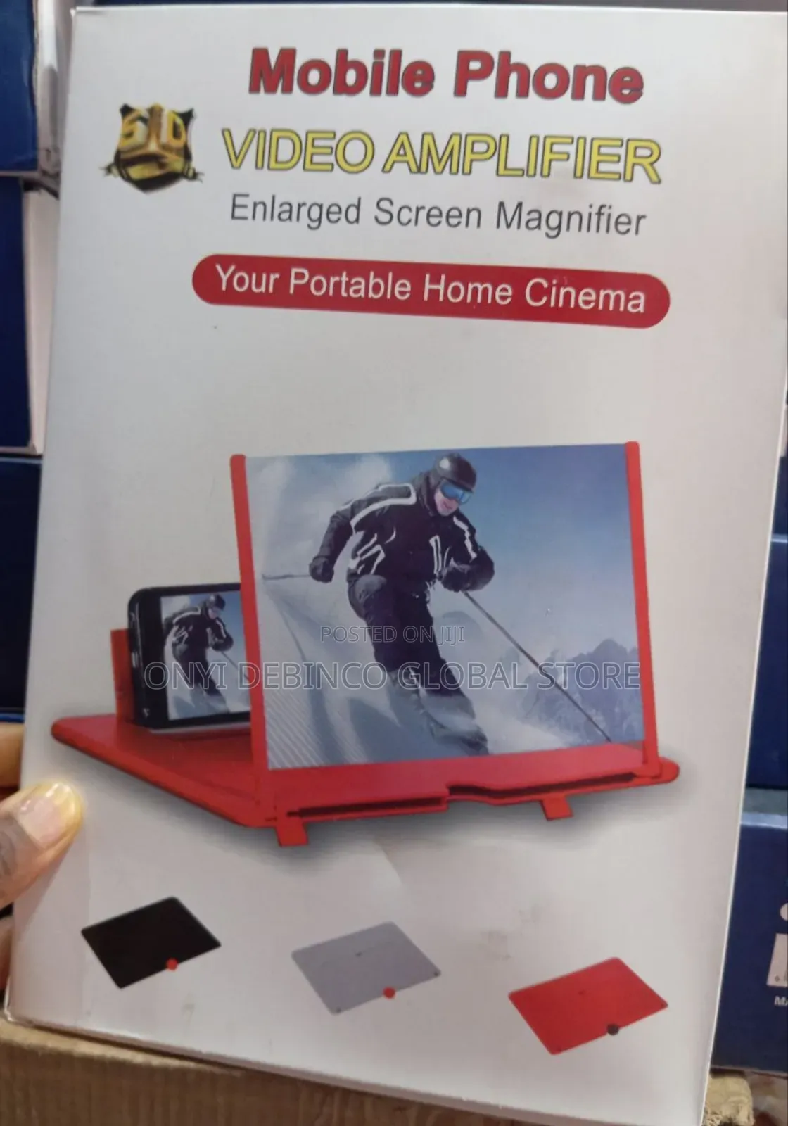 3D Mobile Phone Screen Magnifier HD Video Amplifier Stand