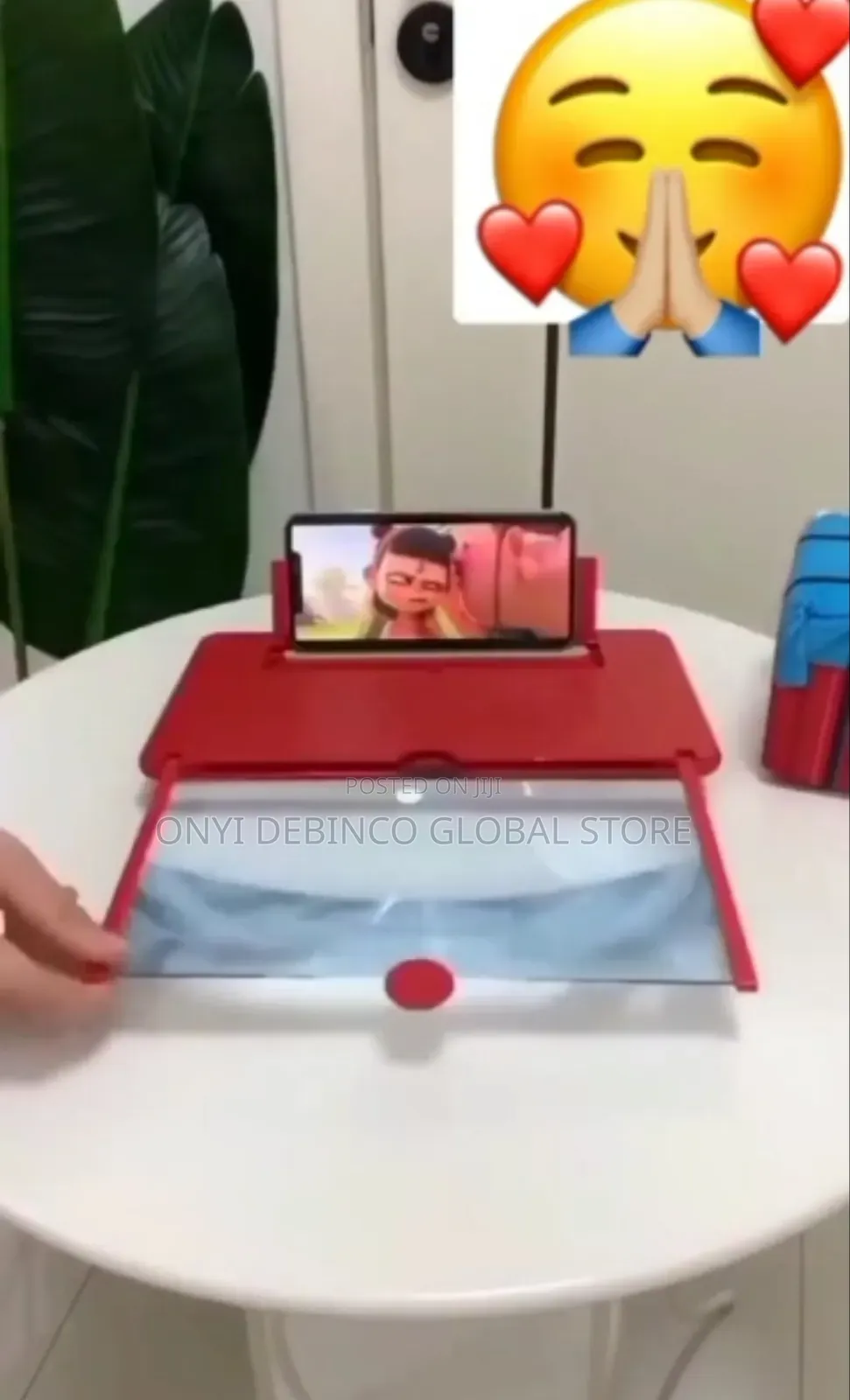 3D Mobile Phone Screen Magnifier HD Video Amplifier Stand