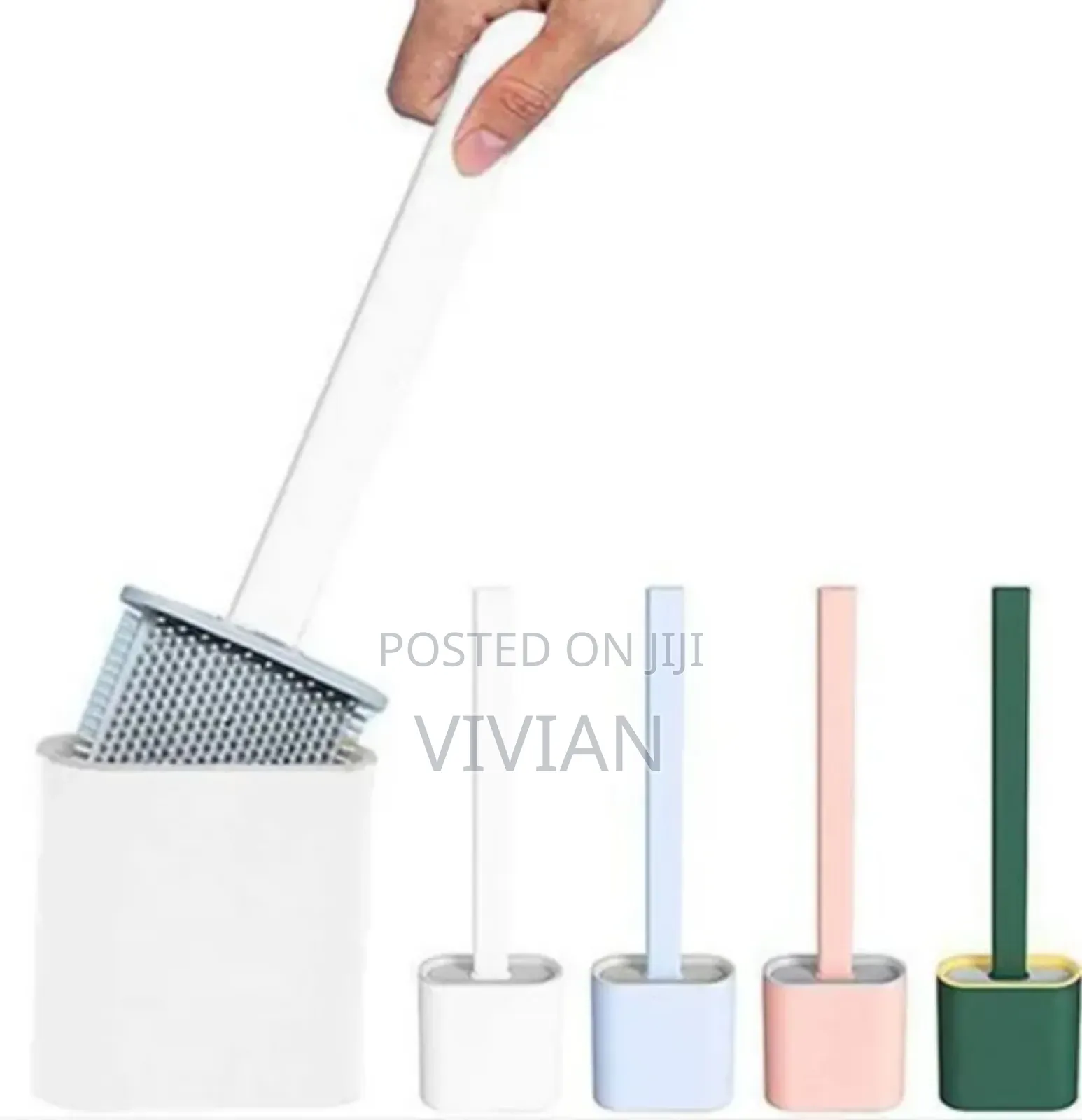 Silicone Toilet Brush With Base