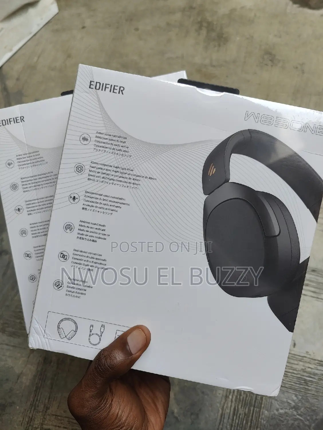 Edifier W830nb Wireless Over Ear Headphones
