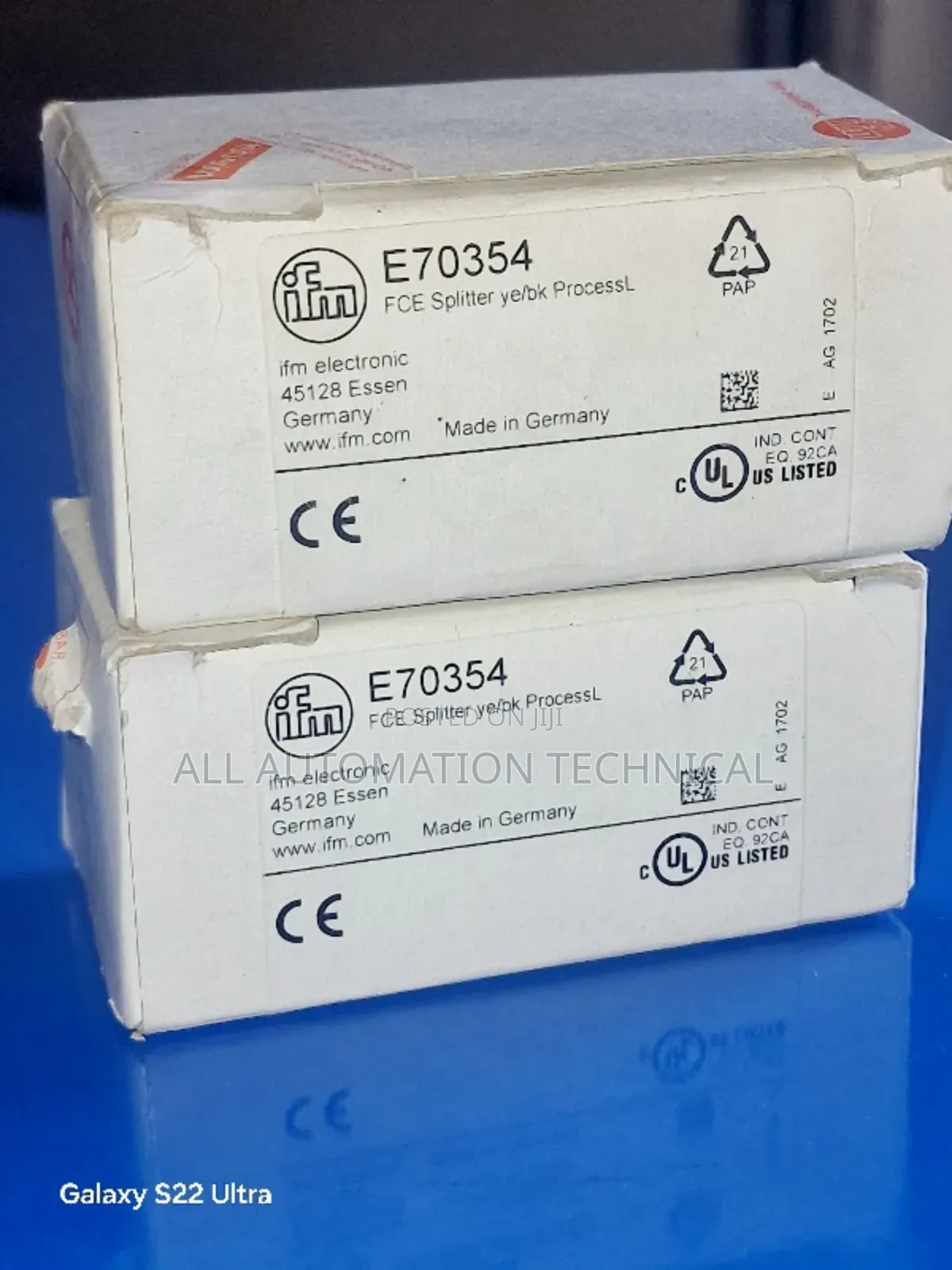 Ifm | E70354 | Fce Splitter Ye/Bk