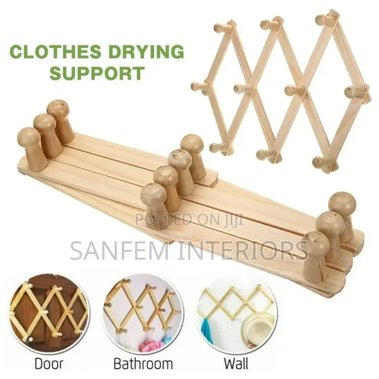 Wooden Bag Hanger