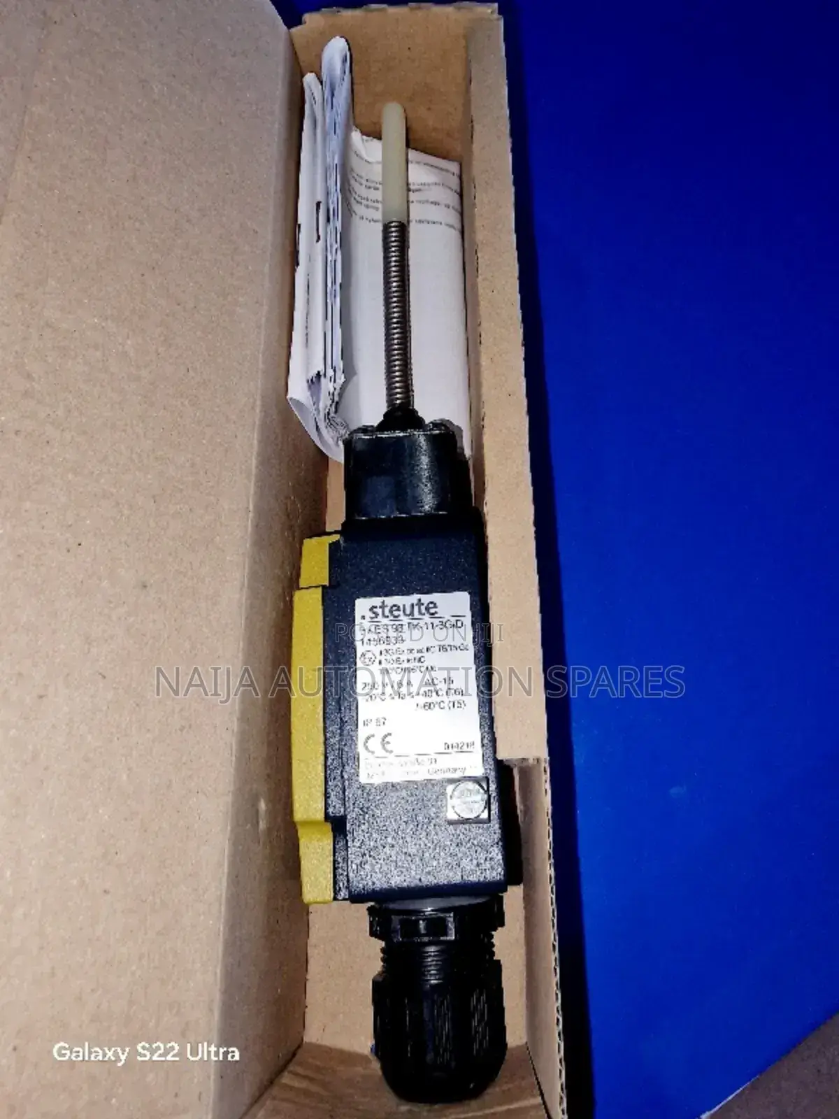 Steute Ex Position Switch |
Ex ES 98 TK-11-3G/D | 1456933