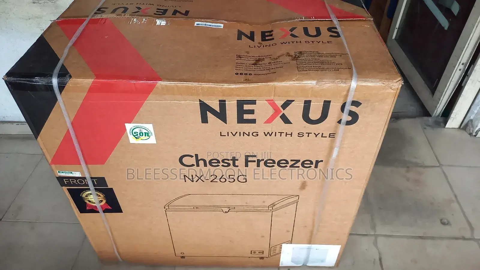 Nexus Inverter Chest Freezer 265L for Ice Blocks 3 Years W