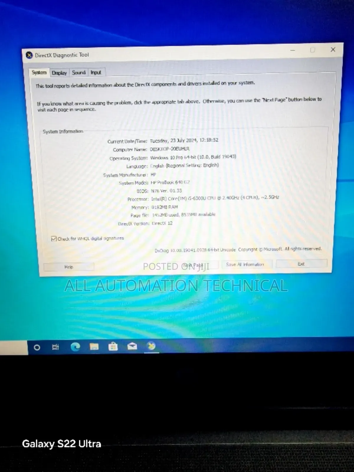 Laptop HP ProBook 640 G2 8GB Intel Core I5 SSD 512GB