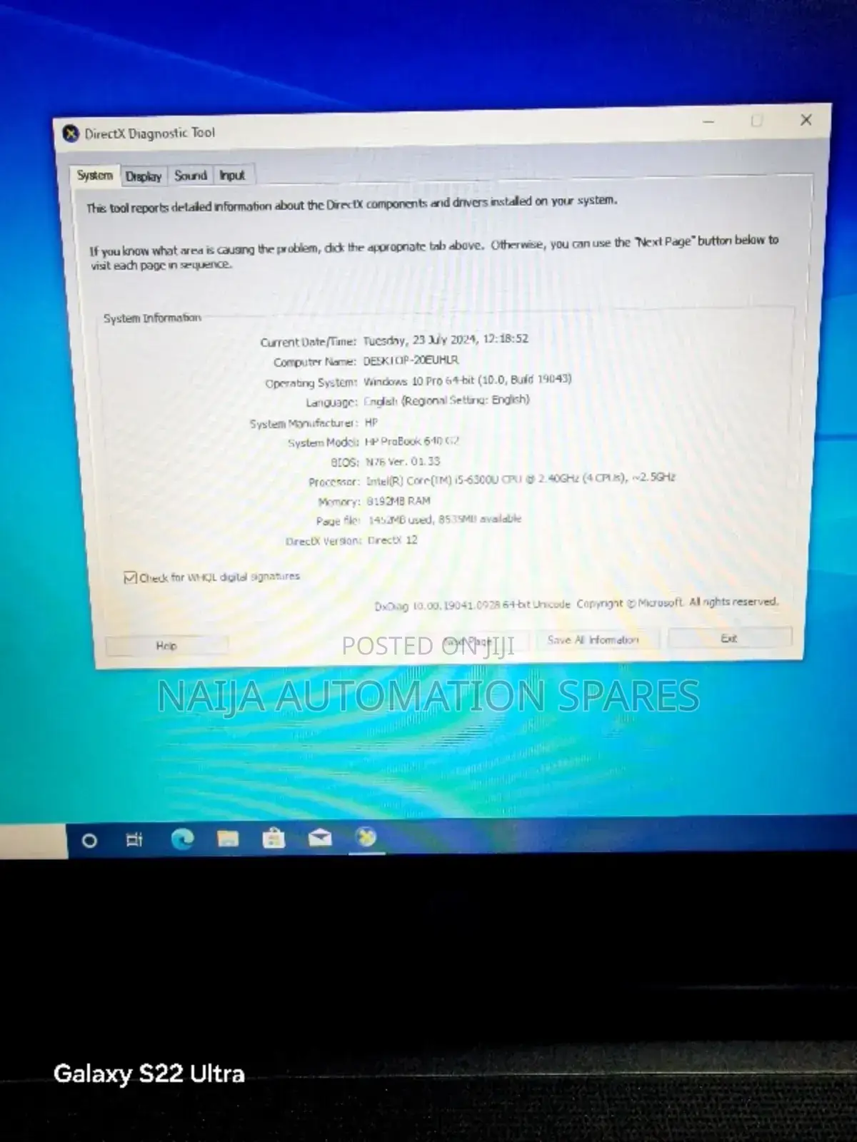 Laptop HP ProBook 640 G2 8GB Intel Core I5 SSD 512GB