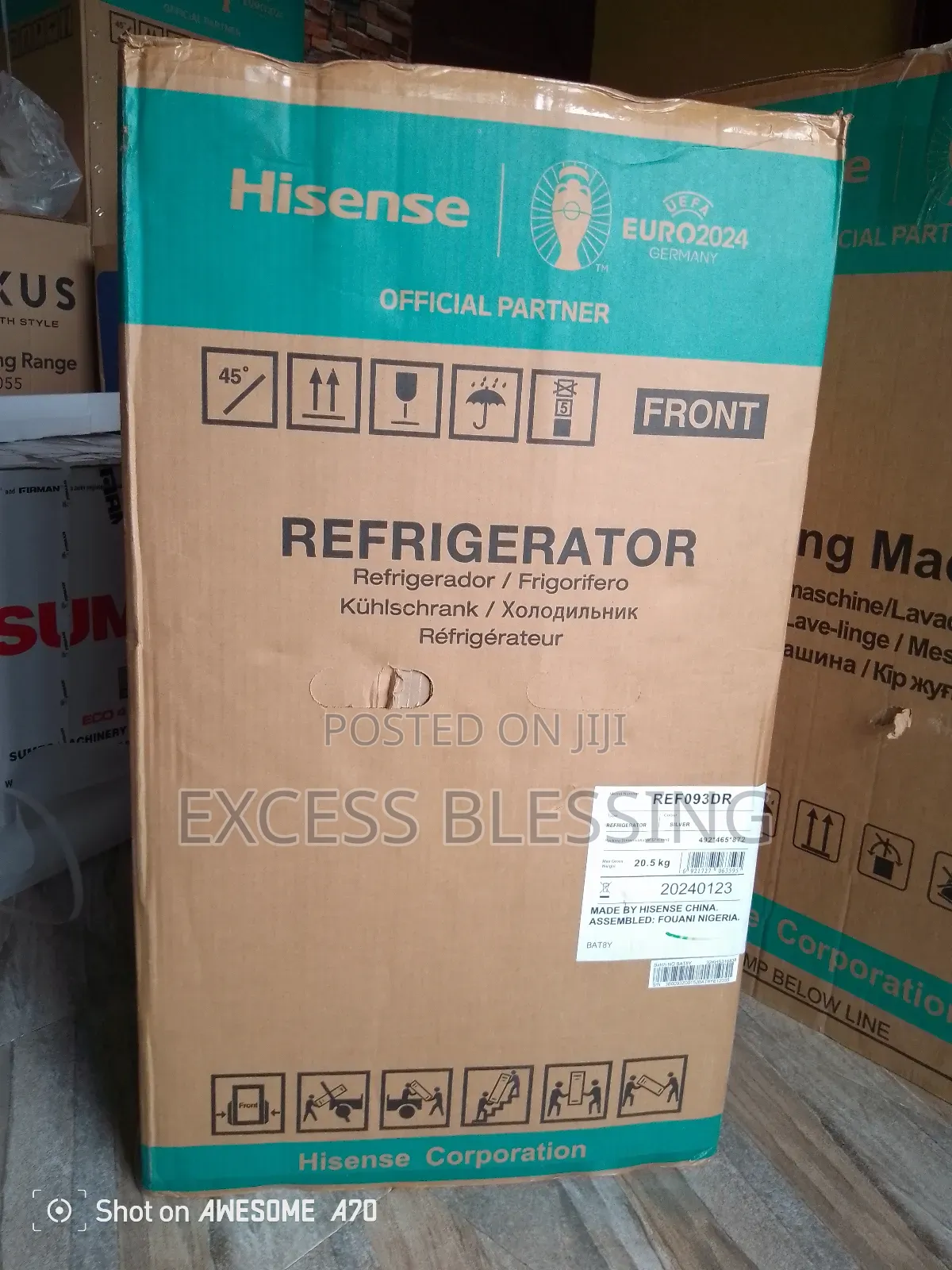 Brand New 90l Hisense Single Door Refrigerator_refo93dr