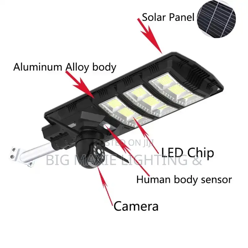 Solar Street Lamp With 3 MP Camera