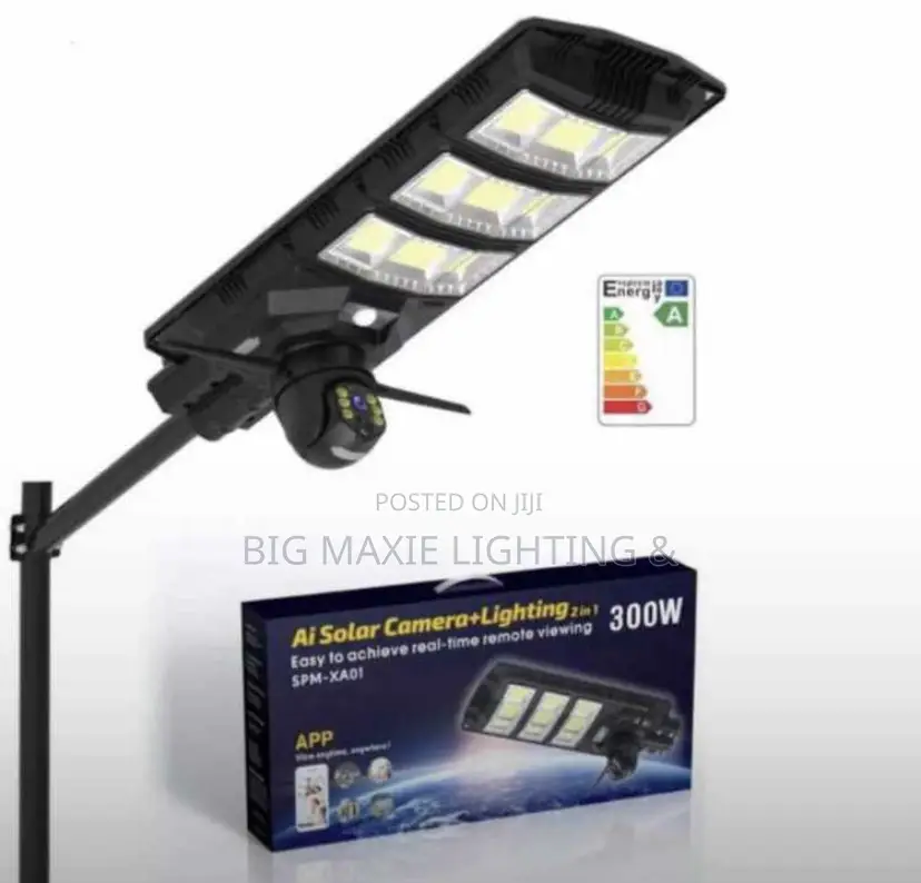 Solar Street Lamp With 3 MP Camera